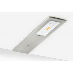 Supercienka lampa podszafkowe LED tylko 4,5(6,5)mm grubości lampa podszafkowa meblowa - stal Inox